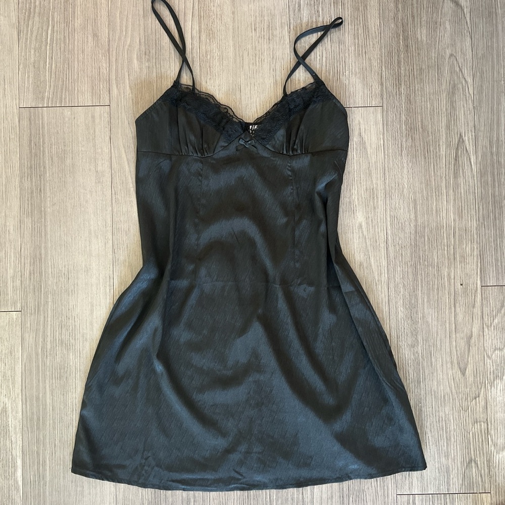 Princess polly black slip dress